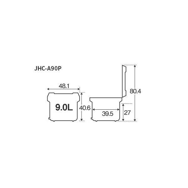 タイガー 業務用電子ジャー （保温専用）JHC-A901 MO 木目 5升 3