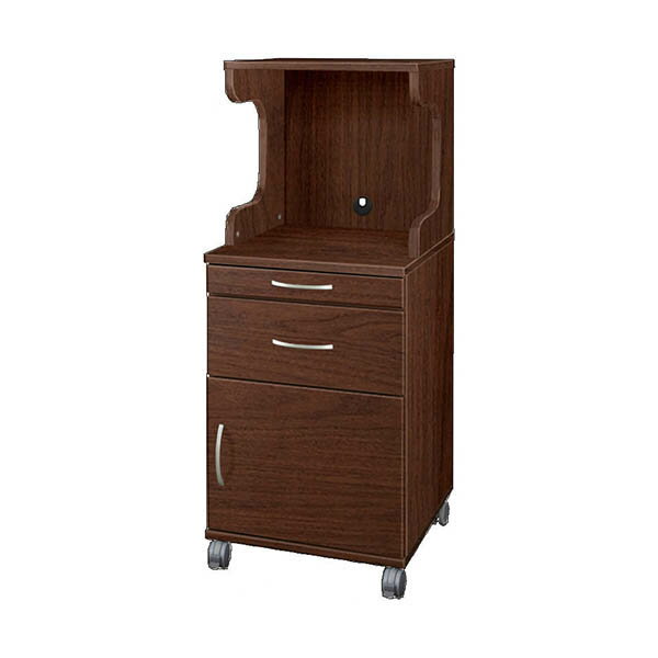 井上金庫 床頭台 Mサイズ IUF-1MD ダークブラウン W500 D520 H1240 介護 福祉 宿泊 施設向け【受注品】