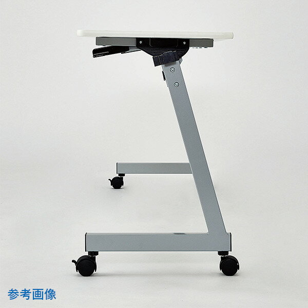 井上金庫 AGD-S1845 NA サイドスタックテーブル シルバー脚 W1800×D450×H720 ナチュラル [2]