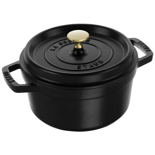 staub ���ȥ��� �ԥ� �����å� �� 18cm IH�б� �֥�å�