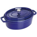 staub ストウブ ピコ ココット 楕円 29cm IH対応 グランブルー