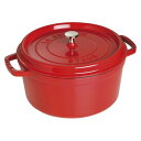 staub ストウブ ピコ ココット 丸 30cm IH対応 チェリー