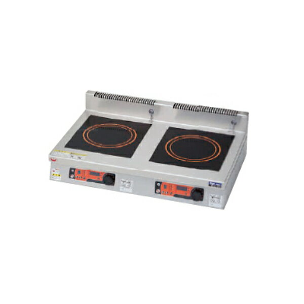 マルゼン 電磁調理器 MIHX-33D IHクリーンコンロ 標準プレート 高機能シリーズ 皿加熱機能 タイマー付