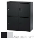 井上金庫 パーソナルロッカー 4人用 IC錠 IPL-4ME W899 D450 H1050 スチール(3)