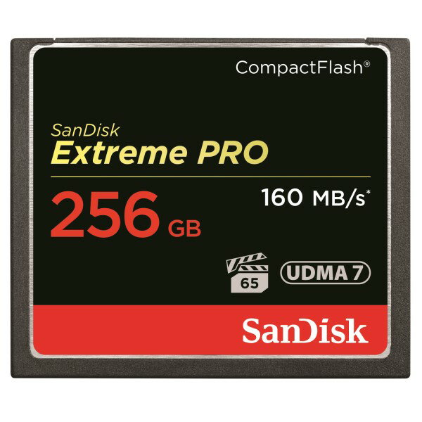 TfBXN CFJ[h 256GB EXTREME PRO S 1067{ 160MB/s SDCFXPS-256G-X46 RpNgtbV [J[h SanDisk COe[ 