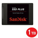 サンディスク SSDプラス 1TB 2.5インチS SATA接続 内蔵型SSD SDSSDA-1T00-G27 SATA3 6Gb/s SSD PLUS SanDisk 海外リテール 送料無料