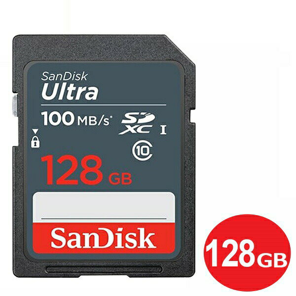 ǥ SDXC 128GB ULTRA Class10 UHS-1 100MB/s SDSDUNR-128G-GN3IN SD SanDisk ơ ᡼̵