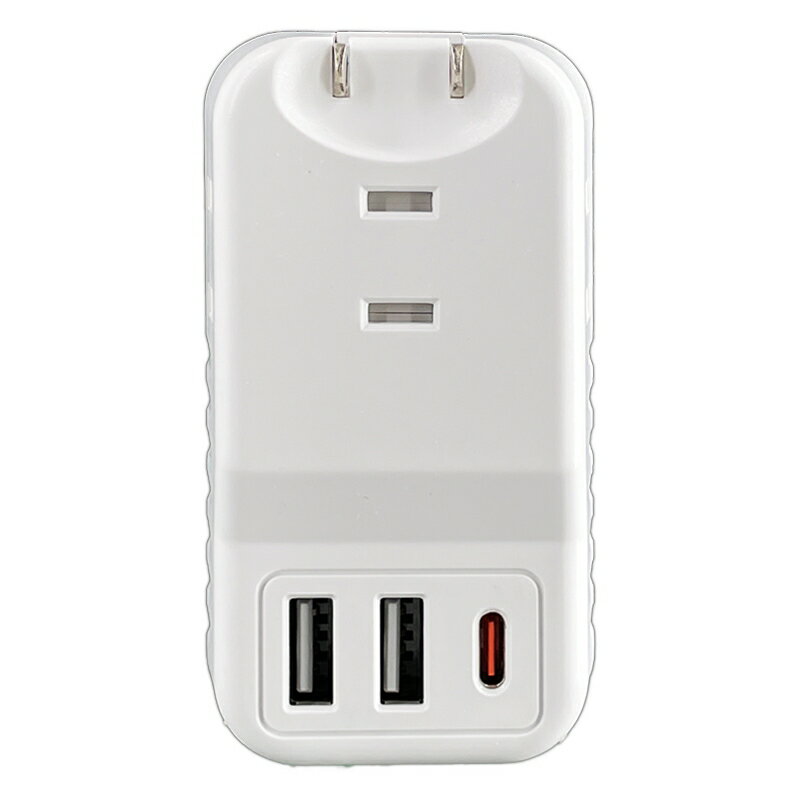 USB＋電源タップ AC3個口/USB2ポート/Type-C1ポート AC1400W/USB2.4A/Type-C3A出力 Libra LBR-AC190B スマートフォン タブレット対応 USBアダプタ 【メール便送料無料】