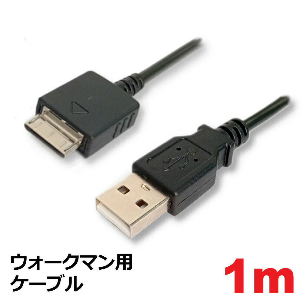 ウォークマン用ケーブル 1m 充電・データ転送対応 USB Atype-WM-PORT 3Aカンパニ ...