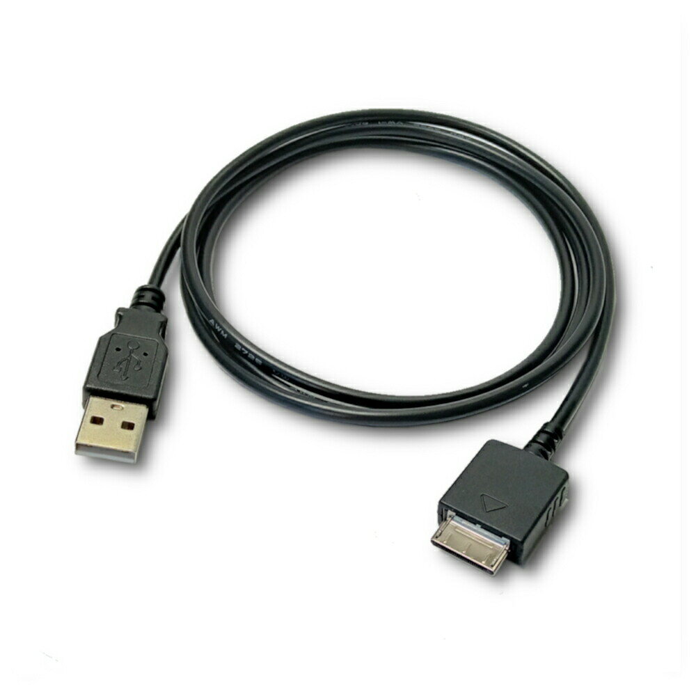 ウォークマン ケーブル 1m USBケーブル ウォークマン 充電 ケーブル WMポート Atype 変換ケーブル データ転送 Walkman オーディオケーブル コネクトケーブル 3Aカンパニー MOB-WMC10BK 【メール便送料無料】 2