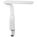 クランプ式 LEDデスクスタンド 調光・調光 ホワイト OHM 06-3897 AS-LE94BG-W1 【送料無料】
