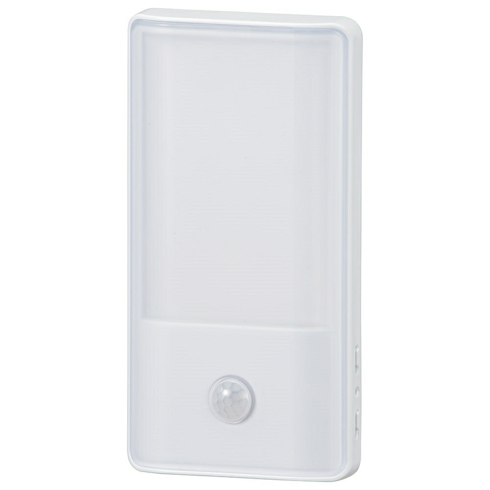 Rakuten - LEDナイトライト コンセント差し込み式 明暗センサー＋人感センサー 電球色 50lm OHM 06-1721 NIT-ALA6JY-WL 【送料無料】