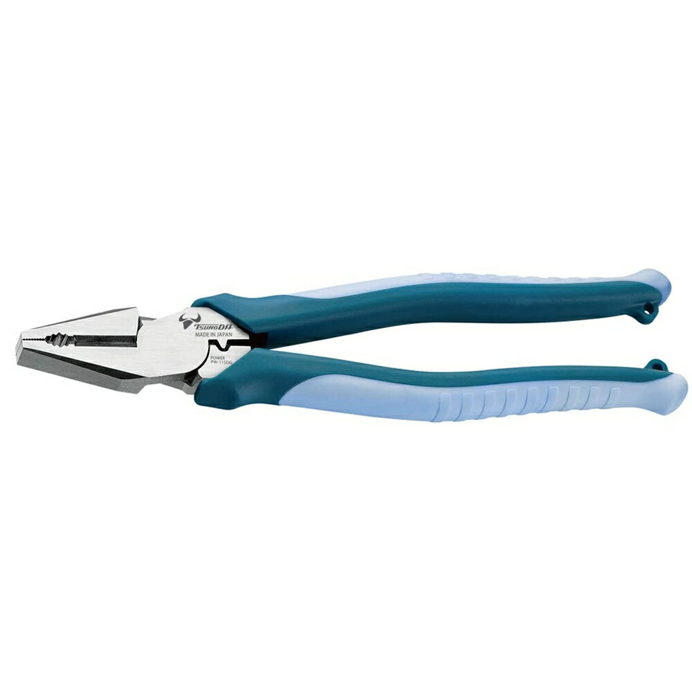＼楽天カードポイント4倍！3/20／ ツノダ パワー万能ペンチ 225mm DIY 工具 ツール PW-115DG 【メール便送料無料】