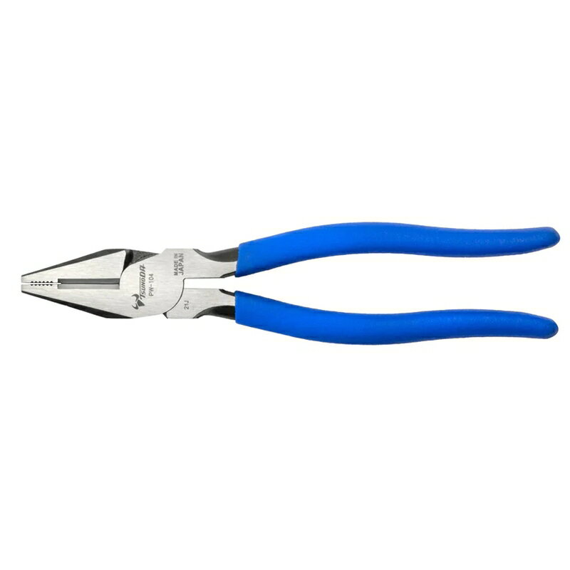 ツノダ 電工パワーペンチ 200mm DIY 工具 ツール PW-104 【メール便送料無料】