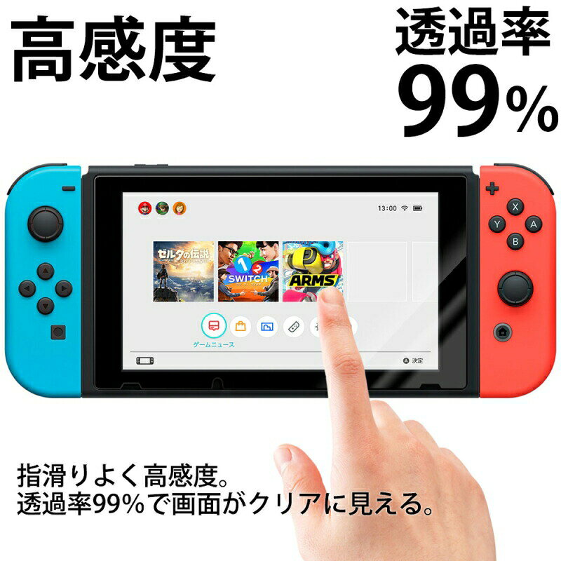 工具・DIYストア プロサポートのニンテンドースイッチ用 液晶画面 ガラスフィルム 6.2インチ 3枚入り miwakura MGA-GFSW62-3P Nintendo Switch 液晶保護フィルム 保護シール 【メール便送料無料】｜アングル3