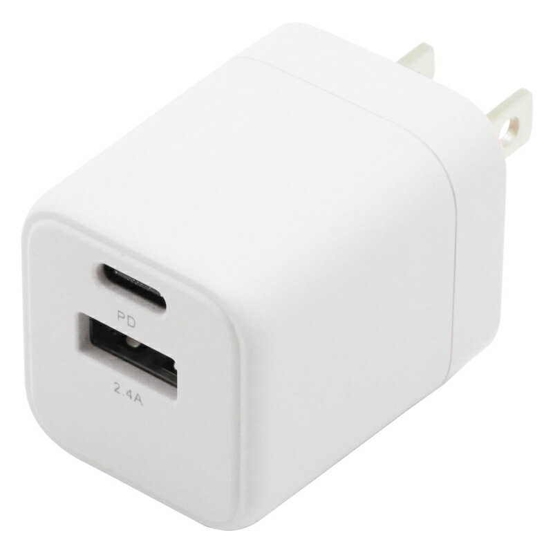 ץ PDб USB-ACŴ 20W Type-C1 Atype1 ۥ磻 USBץ USB-ACŴ PSEǧ IMAC1CUPD20WH ̵