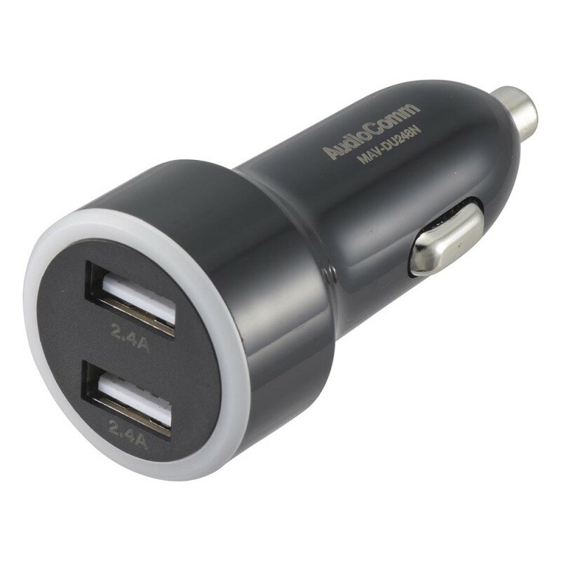 OHM USB�������㡼���㡼 4.8A Type-A��2�ݡ��� 03-6182 MAV-DU248N ������̵����