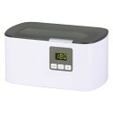OHM 超音波洗浄器 洗浄かご・腕時計ホルダー付 ホワイト 08-3871 SEN-U210R 【送料無料】