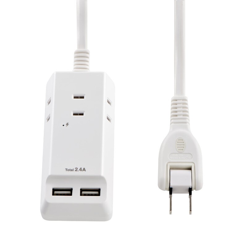 樂天商城 - ELPA USB電源タップ AC3個口 USB3ポート 0.5m ホワイト 電源コード OAタップ WL-2205SU 【送料無料】