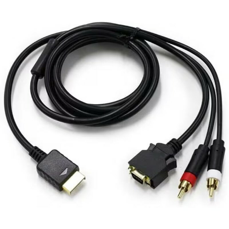 PS3/PS2用 D端子ケーブル 1.8m コロンバスサークル CC-P3DCS-BK プレイステーション3 周辺機器 【送料無料