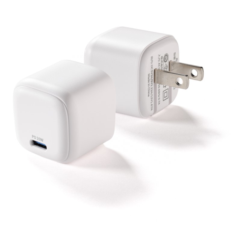 PD対応 USBアダプタ 20W ホワイト USB-ACアダプター USB充電器 iPhon スマホ タブレット充電 PSE取得 アクセス APT-111WH 【送料無料】 【最強翌日配送】