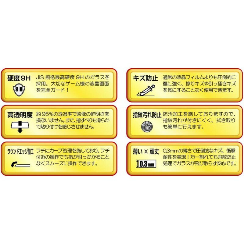 ニンテンドースイッチ 有機ELモデル用 ガラスフィルム 極 2枚セット 液晶保護フィルム 高硬度9H 飛散防止 保護シート コロンバスサークル CC-NSOGK-CL 【メール便送料無料】