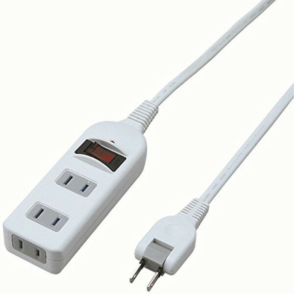 樂天商城 - ヤザワ ノイズフィルター集中スイッチ付電源タップ 2m 3個口 ホワイト OAタップ Y02BKNS312WH 【送料無料】 【最強翌日配送】
