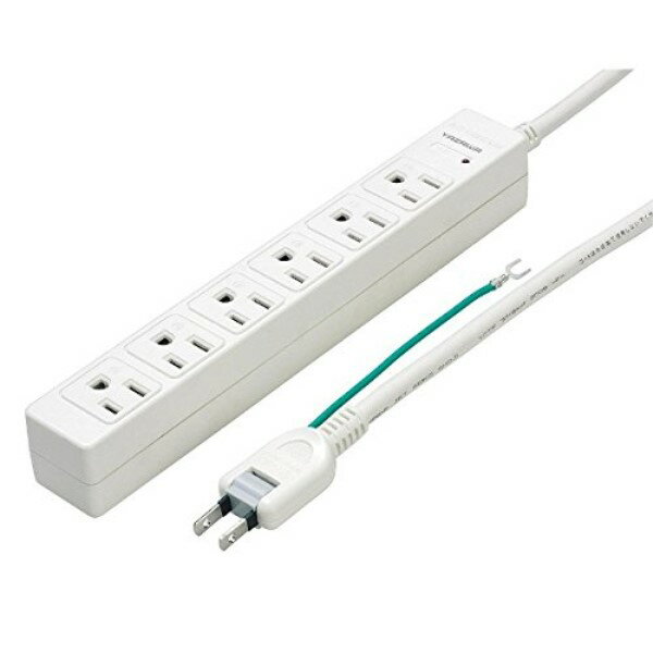 樂天商城 - ヤザワ 3Pマグネットタップ 2m 6個口 ホワイト OAタップ Y02JKP602WH 【送料無料】