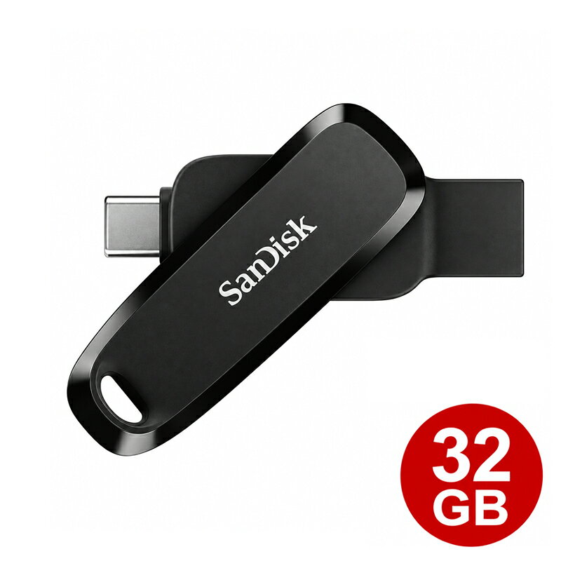 ■USB Type-CとUSB Type-A、2種類のコネクターを搭載したSanDisk（サンディスク）のデュアルUSBメモリです。 ■USB Type-C搭載のAndroidスマートフォン・タブレットと、USB Type-A搭載のパソコンなどの間でデータを手軽に移動できます。 ■最大読込速度100MB/sに対応。写真・動画・音楽・各種ファイルの保存や転送に便利です。 ■容量は32GB。スマートフォンの写真や動画のバックアップ、パソコンへのデータ移動など日常的なデータ保存におすすめです。 ■USB 3.1に対応し、対応機器との組み合わせでスムーズなデータ転送が可能です。 ■2種類のUSB端子を1台に搭載しているため、変換アダプターを使用せずType-C機器とUSB-A機器をつなぐデータ移動用メモリとして活躍します。 ■回転式デザインを採用。使用するコネクターを切り替えながら、コンパクトに持ち運べます。 ■スマートフォンの容量不足対策や写真・動画のバックアップ、パソコンへのファイル転送など幅広い用途におすすめです。 ■海外向けリテールパッケージ製品です。 ■タイプ：デュアルUSBフラッシュメモリ ■容量：32GB ■インターフェース：USB 3.1 ■コネクタ：USB Type-C／USB Type-A ■最大読込速度：最大100MB/s ■形状：回転式 ■対応機器：USB Type-CまたはUSB Type-Aポートを搭載した対応機器 ■用途：データ保存・データ転送・バックアップ ■仕様：海外リテール品 ■保証期間：6ヶ月 ■メーカー名：SanDisk（サンディスク） ■ブランド名：SanDisk（サンディスク） ■型番：SDDDC6-032G-G46 ・保証は本製品のみとなります。保存データの消失・破損等については保証いたしかねます。 ・海外リテール品の為、日本語表記はありませんのでご注意ください。 ・仕様は改善のため予告無く変更する場合があります。 ・USB Type-C端子を搭載したすべてのスマートフォン・タブレットでの動作を保証するものではありません。ご使用機器がUSBメモリ・外部ストレージに対応していることをご確認ください。 ・表示容量と実際に使用可能な容量は、フォーマットやシステム領域などにより異なります。 ・最大転送速度はメーカー公称値です。実際の転送速度は接続機器、使用環境、ファイルサイズなどによって異なります。 ・重要なデータは本製品だけに保存せず、必ず複数の媒体へバックアップしてください。 【関連ワード】 USBメモリ USBメモリー フラッシュメモリ デュアルUSBメモリ 32GB USB Type-C TypeC USB-C USB C USB Type-A USB-A TypeA USB3.1 Android アンドロイド スマホ スマートフォン タブレット パソコン PC データ保存 データ転送 データ移動 バックアップ 写真 動画 音楽 外部ストレージ スマホ容量不足 最大100MB/s 100MB/s 回転式 デュアルコネクタ 両対応 2in1 小型 コンパクト 海外リテール SanDisk SANDISK サンディスク SDDDC6 SDDDC6-032G-G46