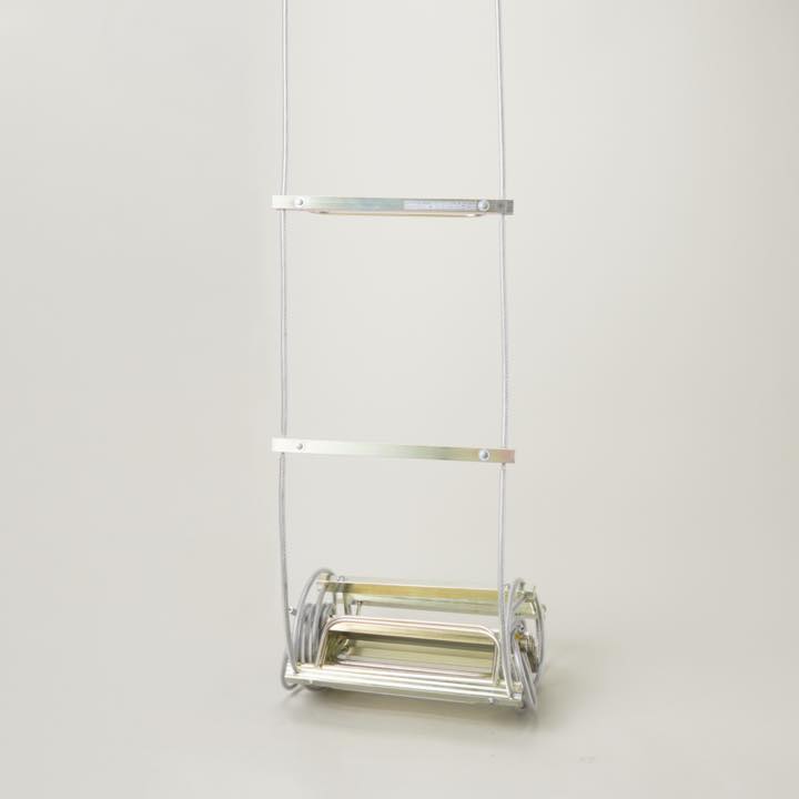 【お取り寄せ】ワイヤ梯子 ナスカンフック型 5号(メーカー配送料込み)