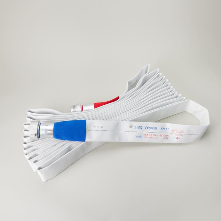 Rakuten - 【お取り寄せ】初田製作所 旧横井製作所 消防ホース 65A×20m ネジ式 1.3MPa 折畳 消火栓 防災 業者 交換