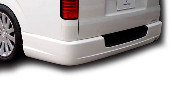 ハイエース(200系標準ナロー車用）／リアバンパースポイラーVer.1(未塗装品）