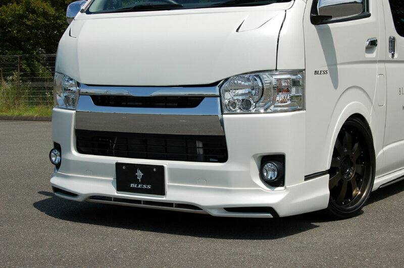 Rakuten - ハイエース(200系)4型標準ボディ　フロントリップスポイラー(未塗装品)