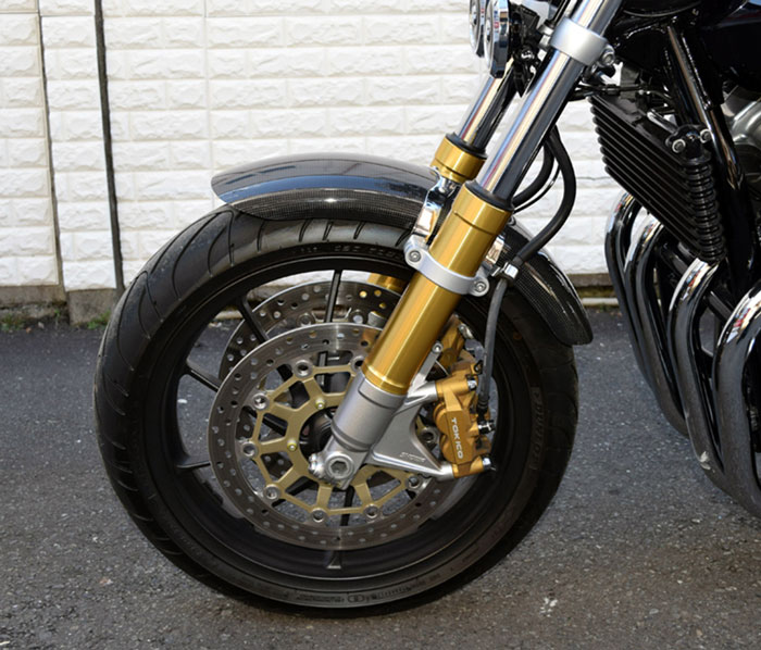 CB 1100 RS【HONDA】カーボン フロントフェンダー【ノーマルタイプ】光沢クリア塗装済み品 BLESS R's【brs_cb1100rs_001b】CB1100RS ホンダ