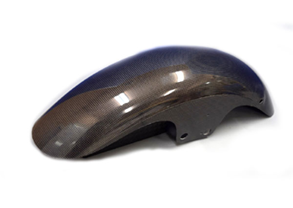 ZEPHYR1100【KAWASAKI】カーボン フロントフェンダー（ノーマルタイプ） 光沢クリア塗装済み品 BLESS R's【brs_zph1100_001】ゼファー ZEPHYR 1100 カワサキ