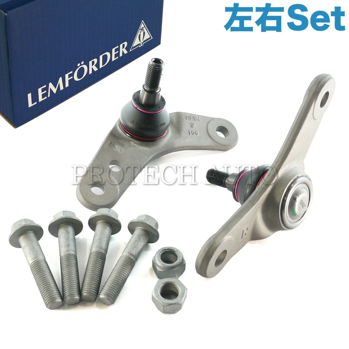 純正OEM LEMFORDER製 BMW MINI R50 R53 R52 ミニ ロアアームボールジョイント 左右セット 31106779437 31106779438 set161【あす楽対応】