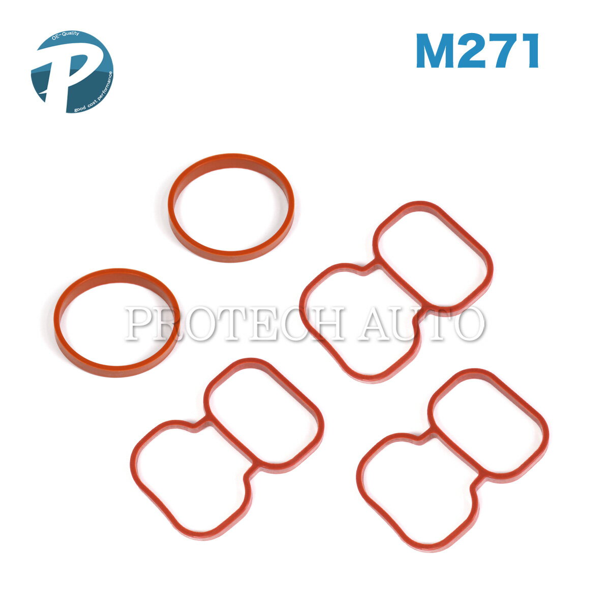 樂天商城 - 全国送料200円 ベンツ W212 S212 C207 E250 インマニガスケット/インテークマニホールドガスケット 一台分 M271 エンジン用 2710960280 2710960180