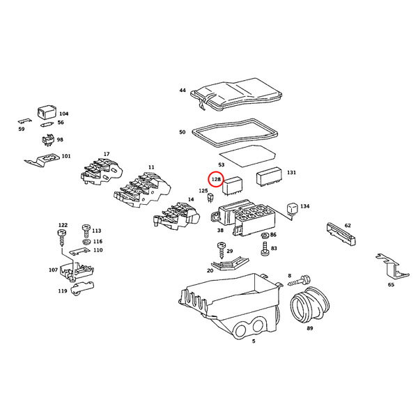 ベンツ W202 W201 C200 C220 C250 C280 190D 190E マルチファンクションリレー/ワイパー＆ウィンカーリレー 2018210047