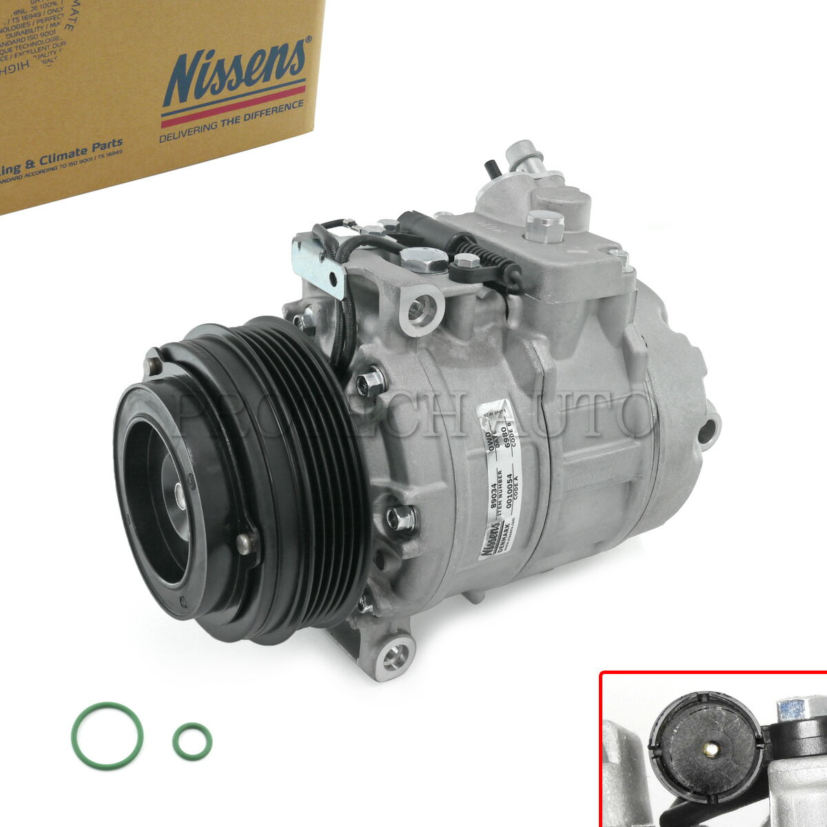 【ポイント5倍】Nissens製 BMW E46 320i 323i 325i 328i 330i 330xi 328Ci 330Ci M3 M3CSL ACコンプレッサー/エアコンコンプレッサー 64526904014 64526904015 64526910458 64526910460 64526911340 64528379924