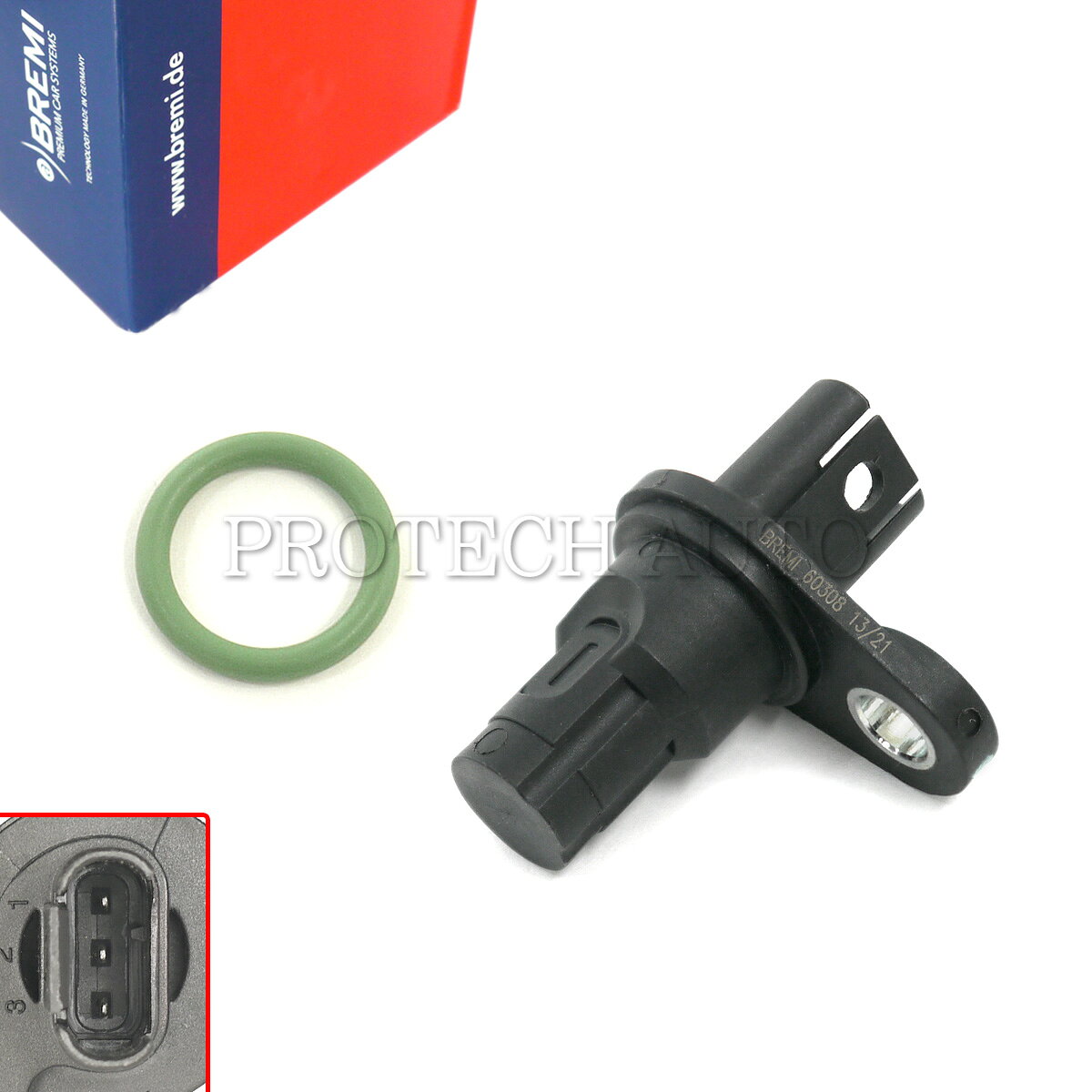BREMI製 BMW X1/E84 X3/E83 X3/F25 X5/E70 X6/E71 xDrive25i xDrive28i xDrive35i 2.5si/xDrive25i 3.0si/xDrive30i クランク角センサー/クランクセンサー/クランクシャフトセンサー Oリング付き 13627525015