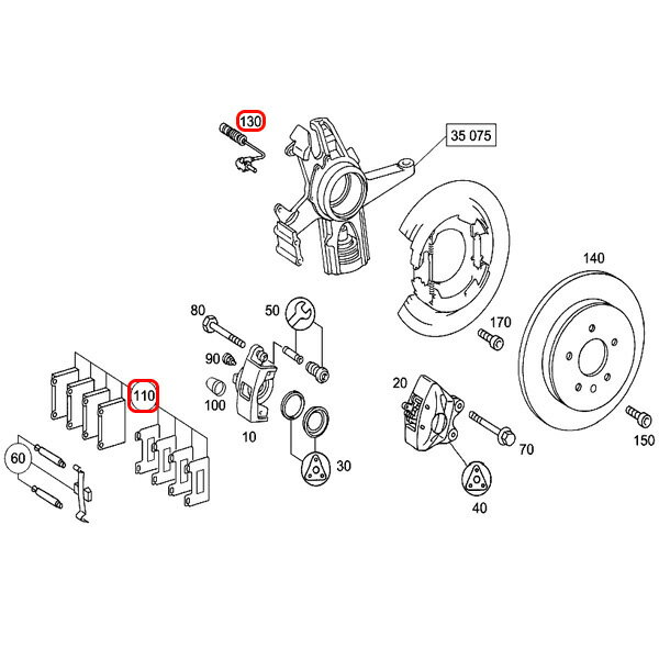 BOSCH製 QuietCast ベンツ Sクラス W140 フロント用 プレミアム ブレーキパッド/ディスクパッド 左右セット 0024200320 0044200320 0024205020 0034202920 300SE S320【あす楽対応】 2