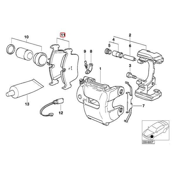 BOSCH製 QuietCast BMW Xモデル X5/E53 フロント用 プレミアム ブレーキパッド ディスクパッド 左右セット センサー付 34116761252 34111165227 34351165579 3.0i 4.4i【あす楽対応】