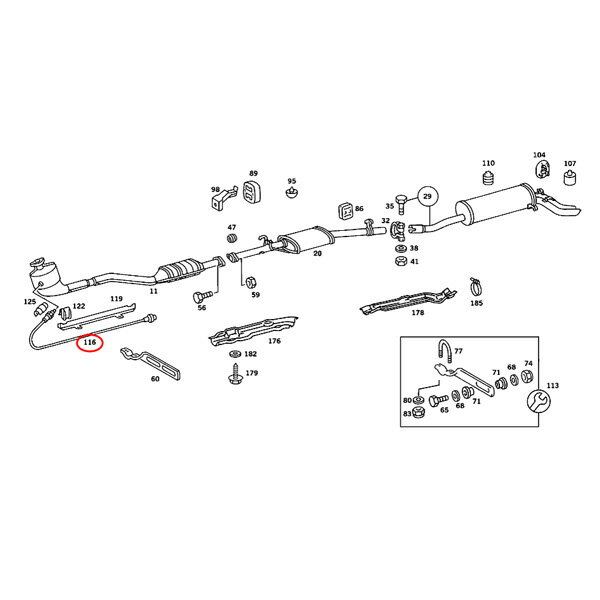 純正OEM BOSCH製 ベンツ W126 W...の紹介画像2