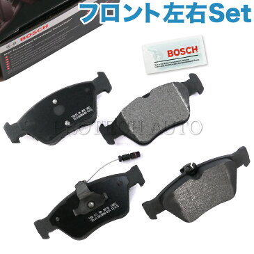 BOSCH製 QuietCast ベンツ CLKクラス C208 フロント用 プレミアム ブレーキパッド/ディスクパッド 左右セット センサー付 0024204420 0024209620 0044200220 0054204720 CLK200【あす楽対応】