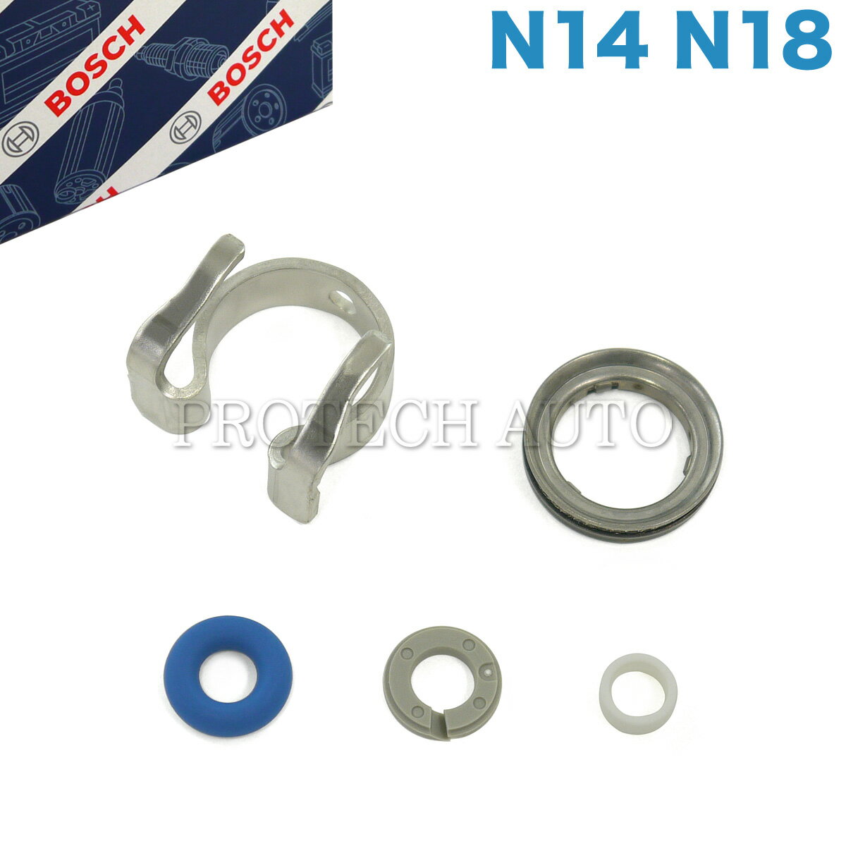 Rakuten - 純正OEM BOSCH製 BMW MINI ミニ R56 R55 R57 R58 R59 JCW CooperS インジェクター シールキット 1本分 N14 N18 エンジン用 13647600869