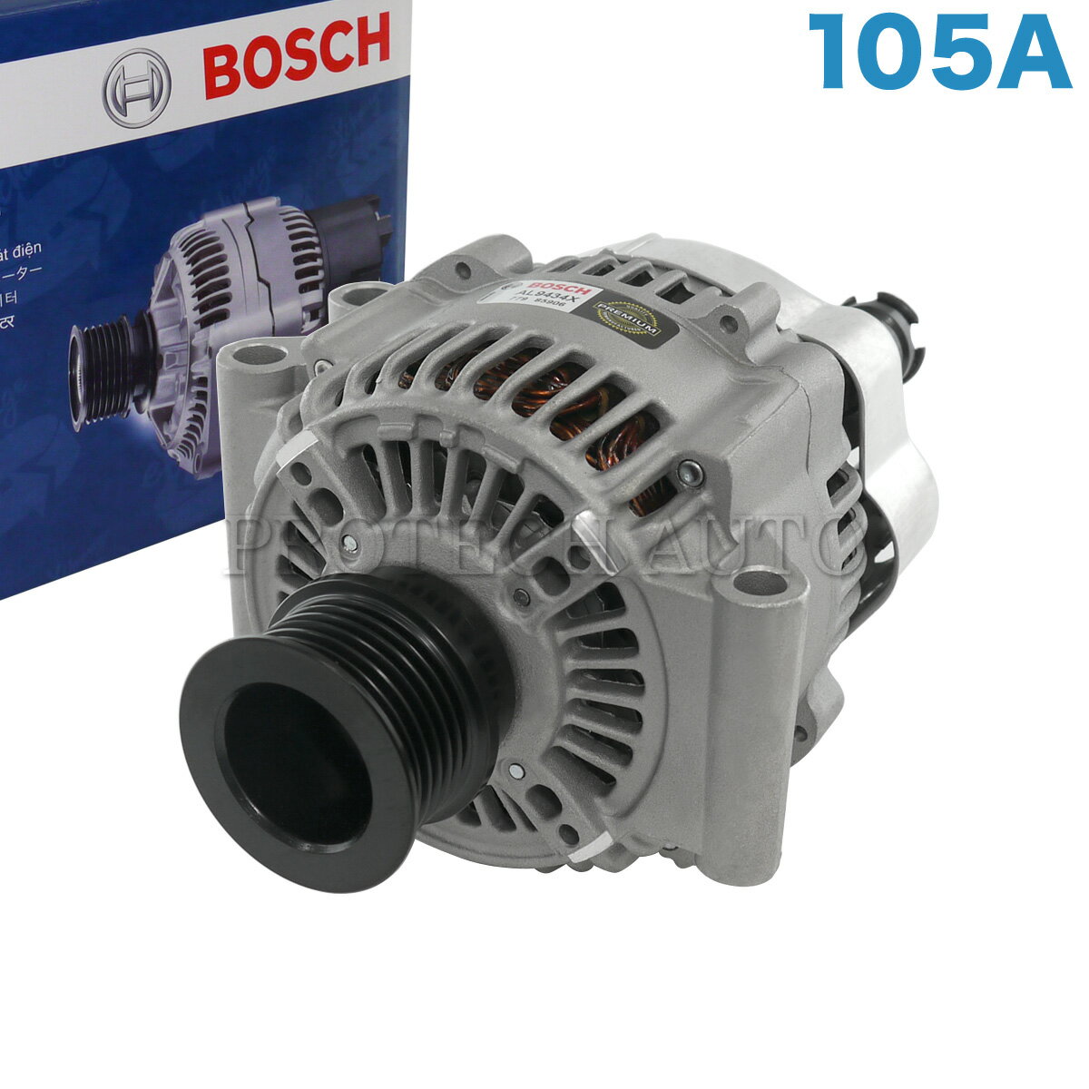 純正OEM BOSCH製 BMW MINI ミニ R53 R52 クーパーS CooperS オルタネーター/ダイナモ 105A W11 エンジン用 12317515030