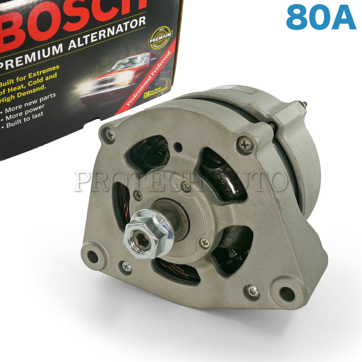 BOSCH製 ベンツ W126 オルタネーター/ダイナモ 80A M116 M117 V8エンジン 0081547602 500SE 380SEL 420SEL 500SEL 560SEL 380SEC 500SEC 560SEC【あす楽対応】