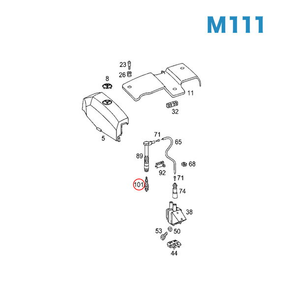 BOSCH製 ベンツ W463 Gクラス スパークプラグ M104 M111 M119 M120 エンジン用 F8DC4 0031597103 0031596803 0031596703 G320