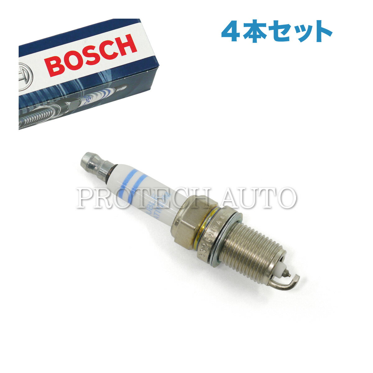 BOSCH製 BMW 3シリーズ E90 E91 E92 スパークプラグ 4本 N46 N46N エンジン用 12122158252 12120032134 12120032135 320i【あす楽対応】