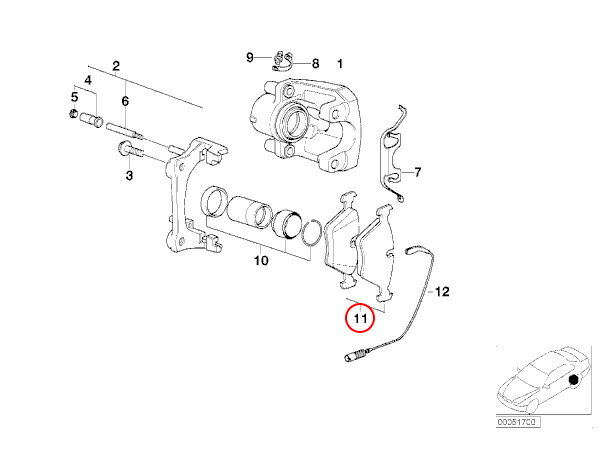 MEYLE製 BMW Z3/E36 Z4/E85 E86 1.9 2.0 2.2i 2.8 3.0i 2.5i 3.0si リア/リヤ用 ブレーキパッド/ディスクパッド 左右セット 34216778168 34211165235【あす楽対応】 2